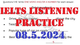 IELTS LISTENING PRACTICE TEST 2024 0852024 WITH ANSWERS [upl. by Alioz]