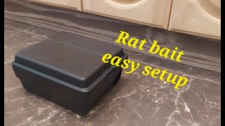 How to use and setup Rat mouse bait box trap [upl. by Weasner]