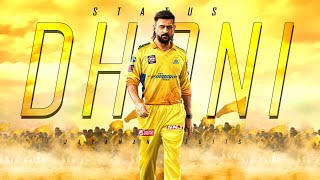 Dhoni In Chennai  Thala Dhoni  Dhoni status  CSK  Dhoni entry  msdhoni cskstatus [upl. by Ceciley]