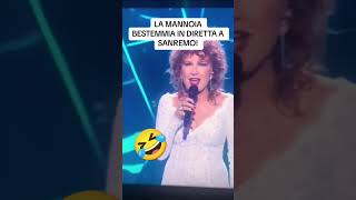 Sanremo 2024  Bestemmia in diretta di Fiorella Mannoia 🤣sanremo fiorellamannoia 2024 [upl. by Atiuqa]