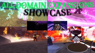 ALL Domain Expansions Showcase  Sorcery [upl. by Atilegna254]