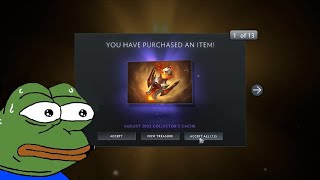 DOTA 2  MOST INTENSE UNBOXING OF 2023 COLLECTORS CACHE [upl. by Snah]