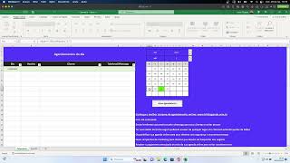 Planilha de Agendamento de Clientes Grátis  Como baixar e usar [upl. by Clapper]
