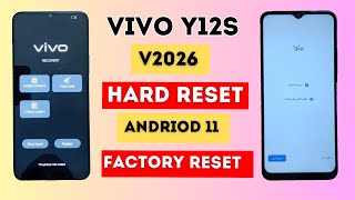 Vivo Y20 v2043 hard reset  Vivo v2043 pattern unlock [upl. by Eimme]