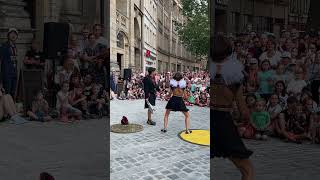 Funny Street Performance 4 shorts funny street performance viral [upl. by Aztilem]