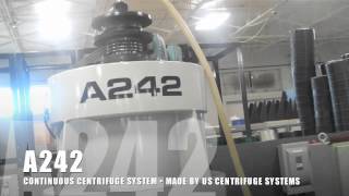 A242 Continuous Centrifuge System Water Test Run [upl. by Edmanda]