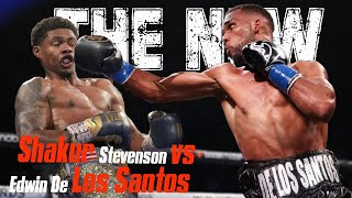 Shakur Stevenson vs Edwin De Los Santos  Full FIGHT HIGHLIGHTS  BOXING FIGHT ANALYSIS [upl. by Lenahtan]