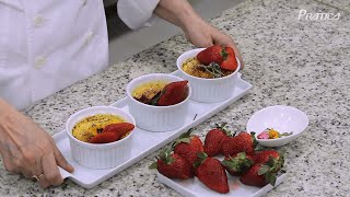 RECEITA Crème brûlée  Chef Carla Pernambuco  Restaurante Carlota [upl. by Aimehs]