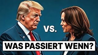 USWahl Was passiert bei Trump oder Harris Sieg [upl. by Arok200]