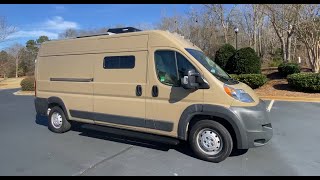 Vanlife 2018 Ram Promaster 2500 Van Conversion For Sale [upl. by Obadias799]