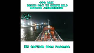 CPG ALIX from berth No7 to Berth No3 Maputo  Mozambique [upl. by Illoh]