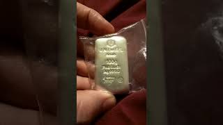 Another Sheffield legend Silver 100g unimet poured bar A thing of beauty silver maga btc musk [upl. by Barbarese]