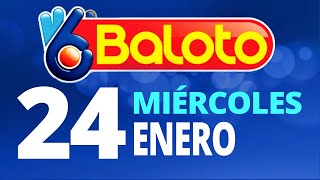 Resultado del Baloto del Miércoles 24 de Enero de 2024 Ganador 😱🤑💰💵 [upl. by Selhorst]