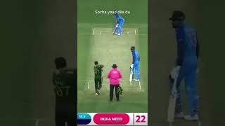 Back to 2022 ind vs pak Virat Kholi epicbackgroundmusic viralvideo shorts ranveerallahbadia [upl. by Fraase]