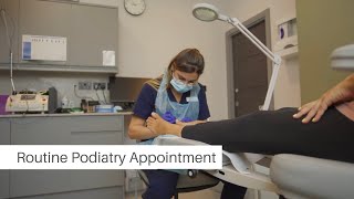 A routine podiatry appointment at Flawless Feet London [upl. by Katerine409]