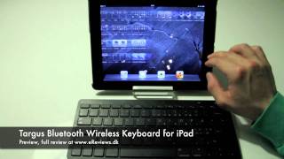 Targus Bluetooth Wireless Keyboard for iPad Preview [upl. by Ahpla]