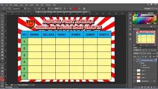 cara membuat tabel dengan photoshop [upl. by Birkner]