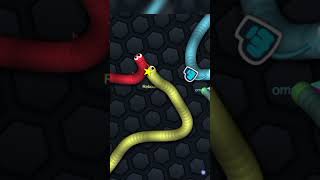 Slitherio epic moment  Slitherio snakegame shorts Gamingwhole [upl. by Ahsenal]