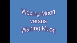 Waxing Moon versus Waning Moon  Celestial Physics  Applied Geometry [upl. by Aneema]