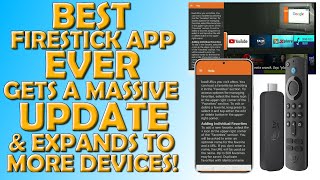 🟠 Best Firestick App Ever Gets Massive Update and Expands To More Devices 🟠 [upl. by Aicener335]