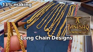 Tanishq Latest 22k Gold Long Chain designs with PriceDaily Wear Gold ChainGold Chain Designsdeeya [upl. by Uv]