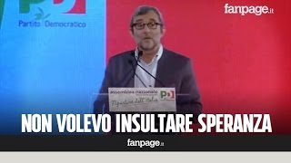 quotSperanza ha faccia come coquot Giachetti quotEra una battuta non volevo insultarloquot [upl. by Enialedam274]