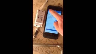 Sonoff  iPhone 6s  iPhone 4  EWeLink App  Pairing Video [upl. by Nylarahs141]