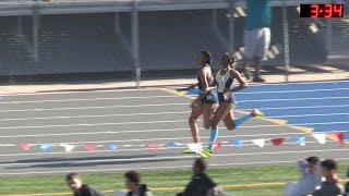 2017 TF  CIFss Prelims D1  4x400 Relay Girls Heats 123 39D1a [upl. by Itsirk]