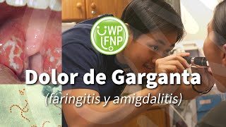 El dolor de garganta faringitis y amigdalitis [upl. by Susann]