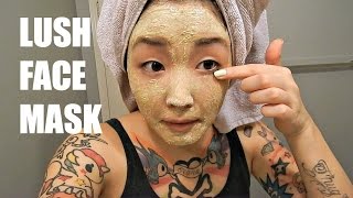 Lush Fresh Face Mask First Impression  HelloHannahCho [upl. by Kaela]