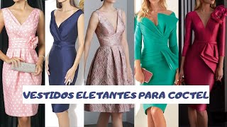 VESTIDOS ELEGANTES PARA COCTEL 2021💖ELEGANT DRESSES FOR COCTAIL 2021 [upl. by Jelene]