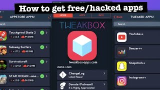 How to get HACKEDMODDED apps Including Fortnite tweakbox [upl. by Marbut]