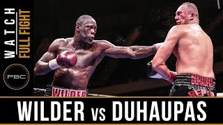 Wilder vs Duhaupas FULL FIGHT Sept 26 2015  PBC on NBC [upl. by Carli]