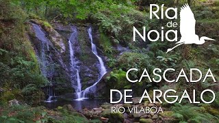 Cascada de Argalo en el Río Vilaboa Argalo Noia Ría de Noia [upl. by Lyckman805]