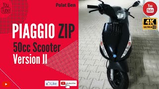 Piaggio Zip 2 Takt Roller  Scooter 4K [upl. by Doownil]