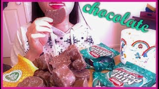 ASMR EATING SOUNDS  CHOCOLATE HONEYCOMB  MINT PATTIES  BLACK COFFEE  NO TALKING [upl. by Suirada792]