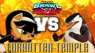 Kitty Katswell vs Skipper II  Super Brawl Showdown v031b Full Match Gameplay [upl. by Ahsykal474]