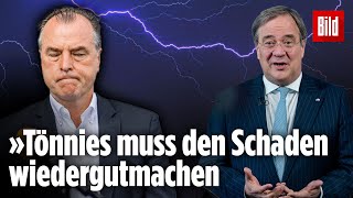 Laschet ist wütend wegen Tönnies und hat eine Forderung an ihn  Interview von Paul Ronzheimer [upl. by Stig]