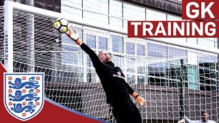 High Intensity Drills for Englands Senior Goalkeepers  Goalkeeper Training [upl. by Adien]