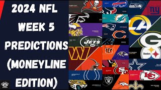 NFL WEEK 5 PREDICTIONS FOR EVERY GAME [upl. by Zacarias54]