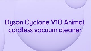 Dyson Cyclone V10 Animal Cordless Vacuum Cleaner  Purple  Product Overview [upl. by Flor853]