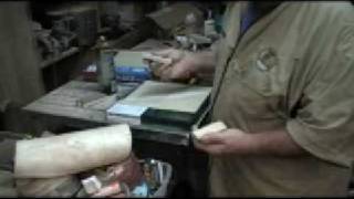 Prepping Corian for Turning [upl. by Dulcine289]