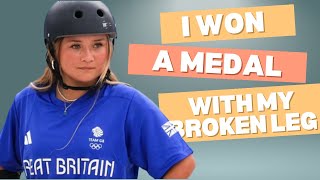 Sky Brown Wins a Medal in Paris Olympics 2024 despite her injury [upl. by Sabba]