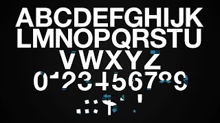 Free After Effects Template Helvetica Neue Animated Font [upl. by Grace]