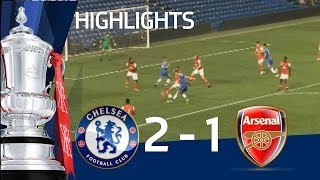 CHELSEA VS ARSENAL 21 Goals and Highlights FA Youth Cup Semi Final [upl. by Chyou776]