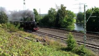 Dampfloks rund um Bochum 52 8134 und 38 2267 HD [upl. by Kline]