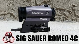 Sig Sauer Romeo 4C Solar Red Dot Optic Unboxing and First Impressions [upl. by Ferdie931]