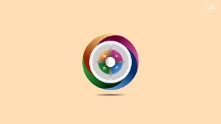 Tutoriel  Comment créer un design graphique circulaire dans Adobe Illustrator cc  Graphic Design [upl. by Fairfax685]