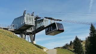 Funifor Seilbahn Bezau Pendelbahn Doppelmayr Österreich Vorarlberg Bregenzerwald Baumgarten [upl. by Ahtoelc]