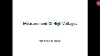 Measurement of high voltages Sphere gap and electrostatic voltmeter [upl. by Ahtabbat646]